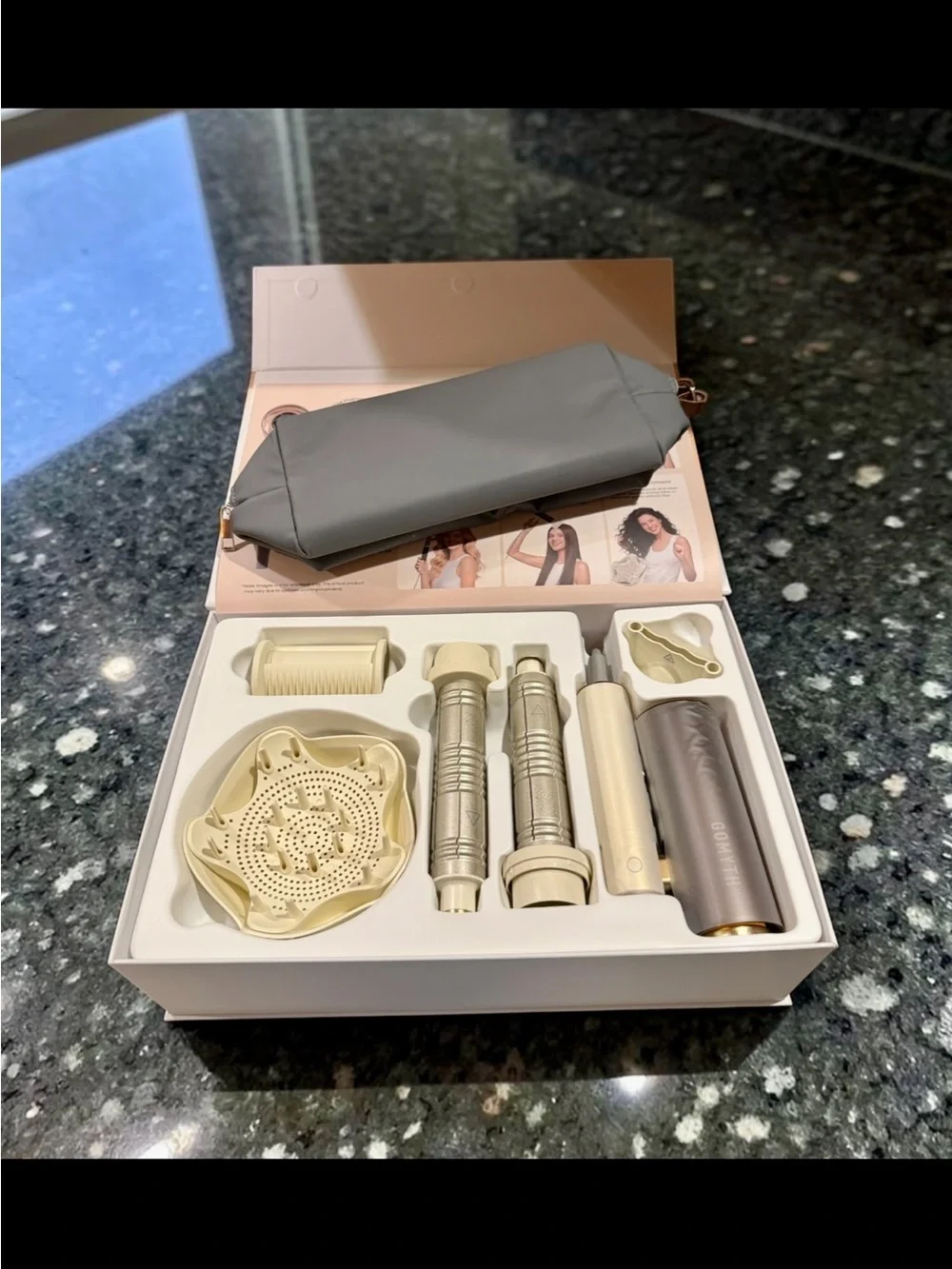 Travel Foldable 5-in-1 Plasma Hair Dryer/Styler, Compact - New in Box